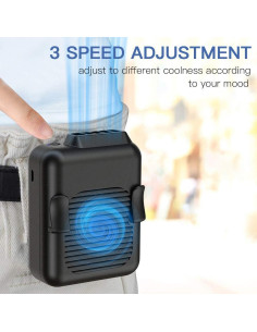 Ventilador de Cintura Koonie NF08 Recargable 6000mAh 3 Velocidades 2