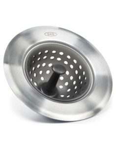 Colador de Fregadero OXO Good Grips de Silicona Negro