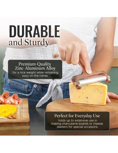Cortador de Queso Zulay Ajustable con Alambre - Cobre