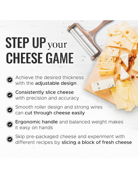 Cortador de Queso Zulay Ajustable con Alambre - Cobre