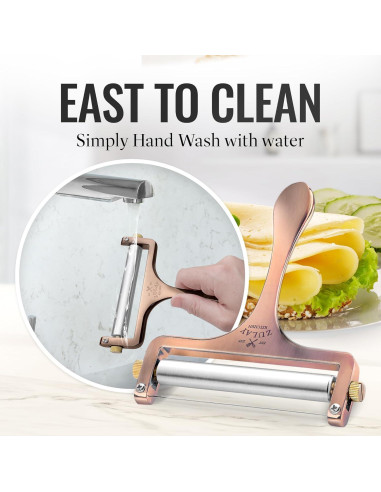 Cortador de Queso Zulay Ajustable con Alambre - Cobre