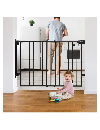 Puerta de Seguridad Babelio 75.2-118.1 cm Sin Barra Inferior