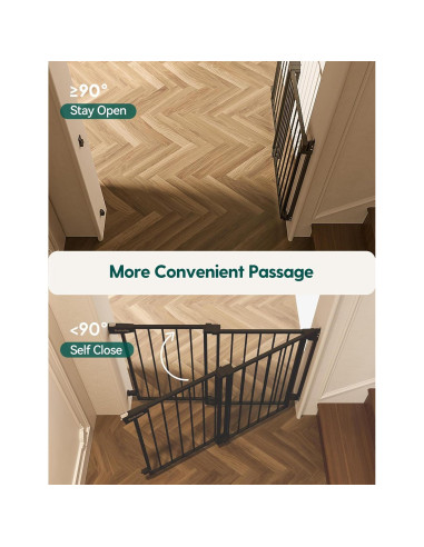 Puerta de Seguridad Babelio 75.2-118.1 cm Sin Barra Inferior