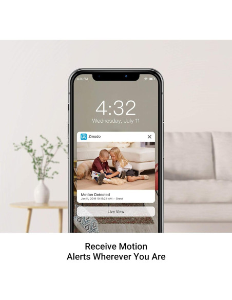 Cámara de Seguridad Zmodo Mini Pro 1080P WiFi Interior
