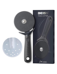Cortador de Pizza Deiss LUX Acero Inoxidable 22.1x9.7cm Negro