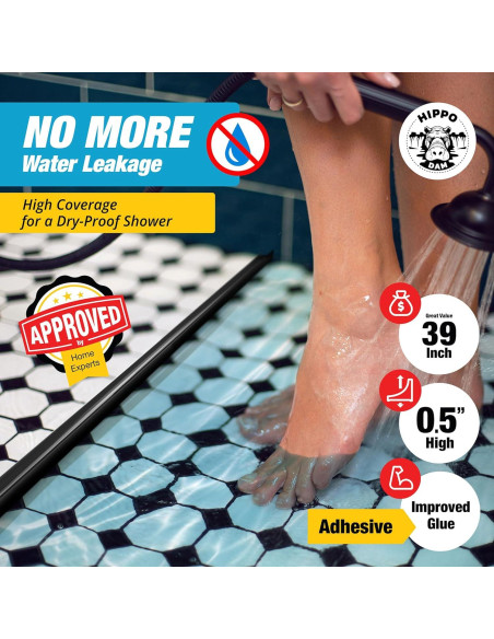 Barrera de Agua para Ducha Hippo Dam 99 cm - Umbral Colapsable