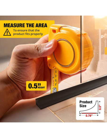 Barrera de Agua para Ducha Hippo Dam 99 cm - Umbral Colapsable