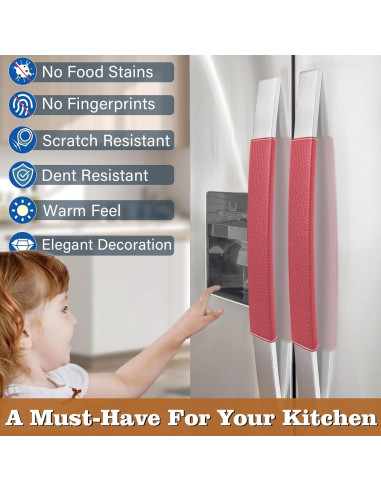 Cubiertas Ajustables para Manijas de Refrigerador Rikzor 5 PCS