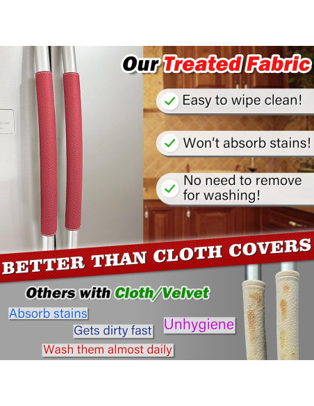 Cubiertas Ajustables para Manijas de Refrigerador Rikzor 5 PCS