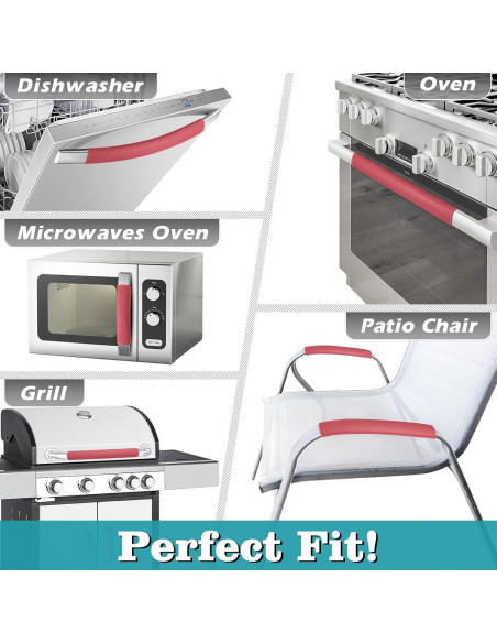 Cubiertas Ajustables para Manijas de Refrigerador Rikzor 5 PCS