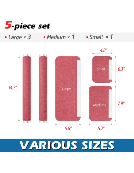 Cubiertas Ajustables para Manijas de Refrigerador Rikzor 5 PCS