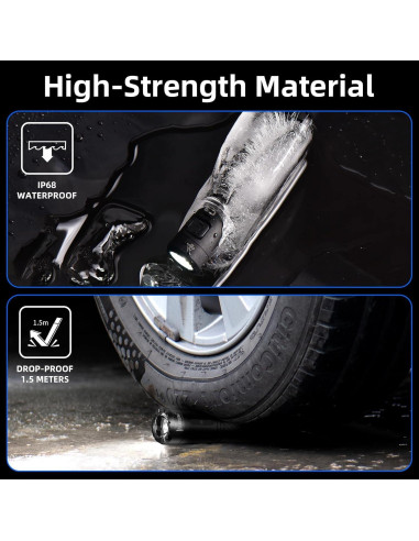 Linterna Recargable WUBEN C3 1200 Lúmenes LED IP68 Camping