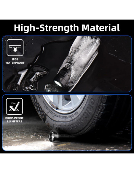 Linterna Recargable WUBEN C3 1200 Lúmenes LED IP68 Camping