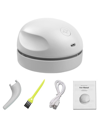 Aspiradora de Escritorio Prowithlin USB Mini Portátil Gris