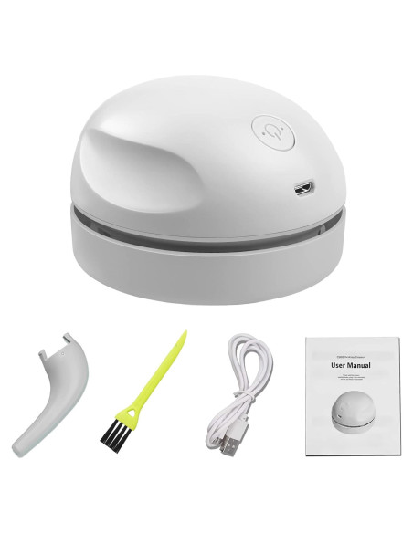 Aspiradora de Escritorio Prowithlin USB Mini Portátil Gris