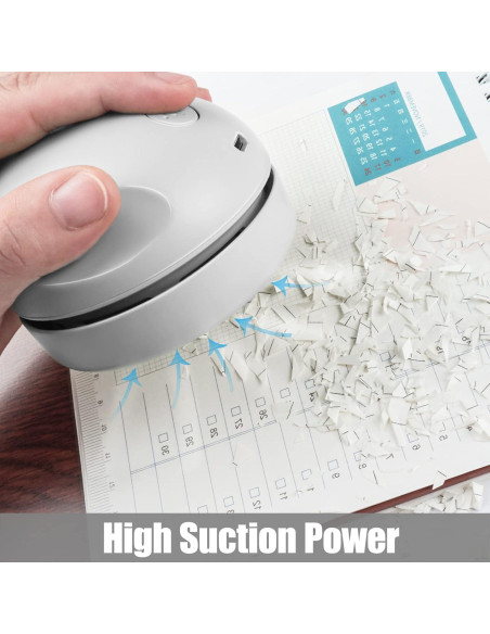 Aspiradora de Escritorio Prowithlin USB Mini Portátil Gris