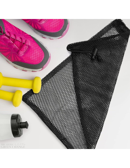 10 Bolsas de Malla Nylon The Little Green Change 29x19cm 10 Bolsas de Malla Nylon The Little Green Change 29x19cm