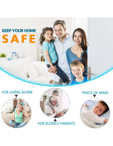 Cerradura de Refuerzo WINONLY para Puertas - Seguridad Niños 362kg