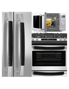 Cubiertas de Mango de Puerta Volecy 5 Piezas Terciopelo Negro