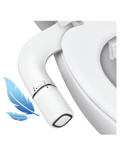 Bidet Ultra Delgado BIGCOW con Doble Boquilla y Acero Inoxidable