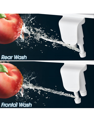 Bidet Ultra Delgado BIGCOW con Doble Boquilla y Acero Inoxidable