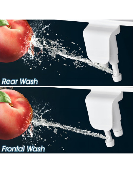 Bidet Ultra Delgado BIGCOW con Doble Boquilla y Acero Inoxidable