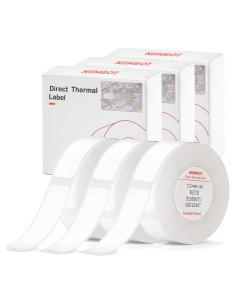Cinta de Etiqueta Niimbot D11/D110/D101 3 Rollos 12x40mm Blanco