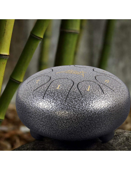 Tambor de Lengua de Acero AKLOT 15 cm 8 Notas Clave C con Accesorios