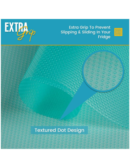 Forros de Refrigerador Esenciales de Linda 8 Piezas Azul 44.96x28.96cm