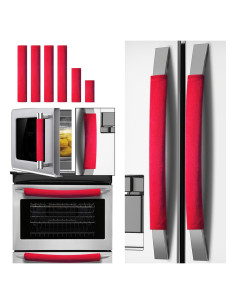 Juego de 6 Fundas de Terciopelo Volecy para Manijas de Refrigerador