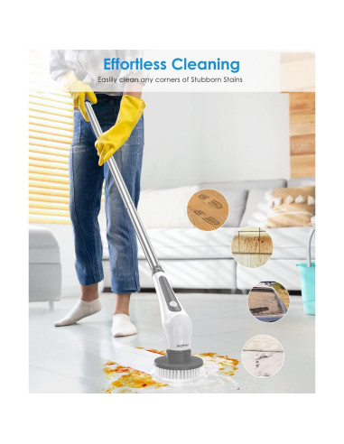 Cepillo de limpieza eléctrico Airpher 10 en 1 IPX8 inalámbrico