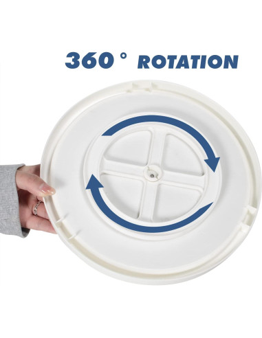 Organizador Giratorio de 2 Niveles Kozloskyi 25cm Antideslizante