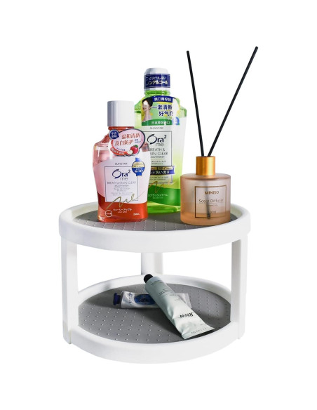Organizador Giratorio de 2 Niveles Kozloskyi 25cm Antideslizante Organizador Giratorio de 2 Niveles Kozloskyi 25cm Antideslizante