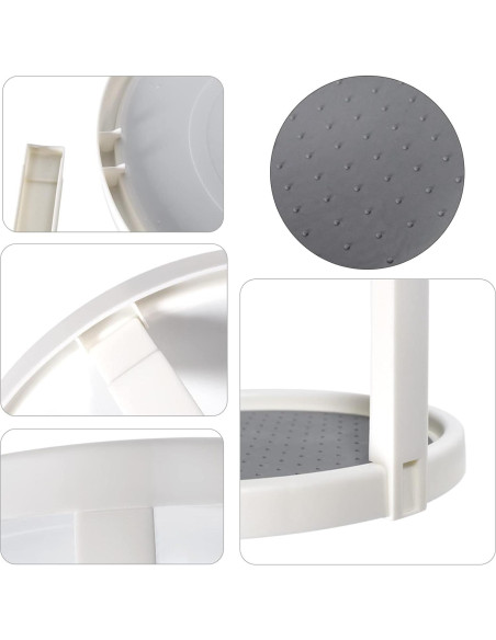 Organizador Giratorio de 2 Niveles Kozloskyi 25cm Antideslizante Organizador Giratorio de 2 Niveles Kozloskyi 25cm Antideslizante