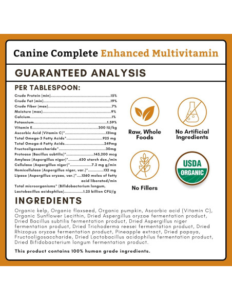 Suplemento Multivitamínico para Perros Wholistic 0.45 kg