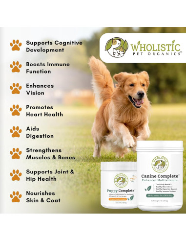 Suplemento Multivitamínico para Perros Wholistic 0.45 kg
