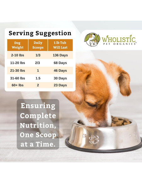 Suplemento Multivitamínico para Perros Wholistic 0.45 kg