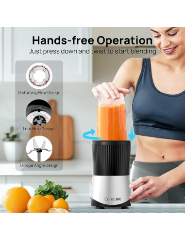 Batidora Personal Consciot CB08 11 Piezas 900W para Smoothies