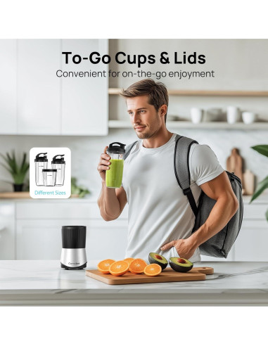 Batidora Personal Consciot CB08 11 Piezas 900W para Smoothies