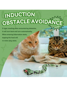 Juguete Interactivo para Gatos y Perros Serpiente Verde 38.5cm 2