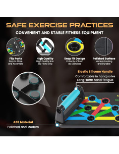 Tabla de Flexiones GearBoost 9 en 1 con Cuerda de Salto 2