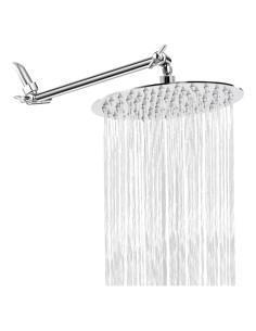 Cabezal de Ducha de Lluvia NearMoon 20 cm Acero Inoxidable Cromo