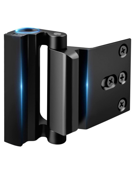 Cerradura de Refuerzo de Seguridad WINONLY U95278 Negra 7.62 cm