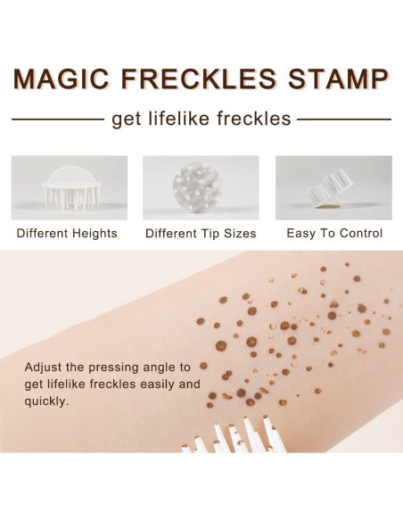 Sello de Pecas Falsas Erinde 01 Marrón Silla - Maquillaje Natural