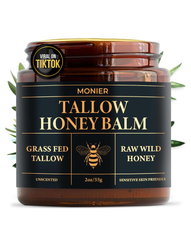 Bálsamo de Sebo y Miel MONIER 175g - Hidratante Natural Piel Sensible