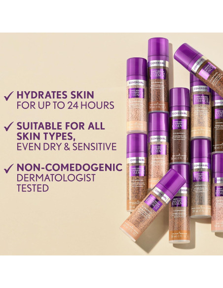 Base de Maquillaje Híbrida Covergirl Simply Ageless 45 Medio-Oliva 28.35g