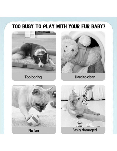 Pelota Automática Rebotadora Trumoon para Perros Pequeños 5.2 cm