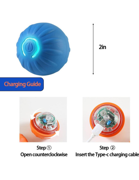 Pelota Automática Rebotadora Trumoon para Perros Pequeños 5.2 cm