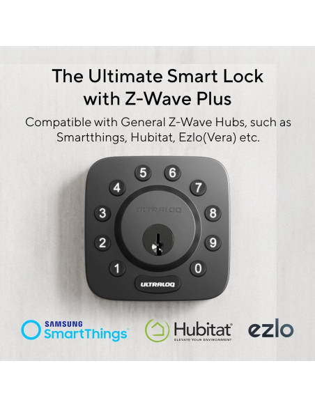 Cerradura Inteligente ULTRALOQ U-Bolt Z-Wave con Sensor