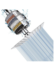 Cabezal de Ducha Filtrado NearMoon con Filtro de 15 Etapas